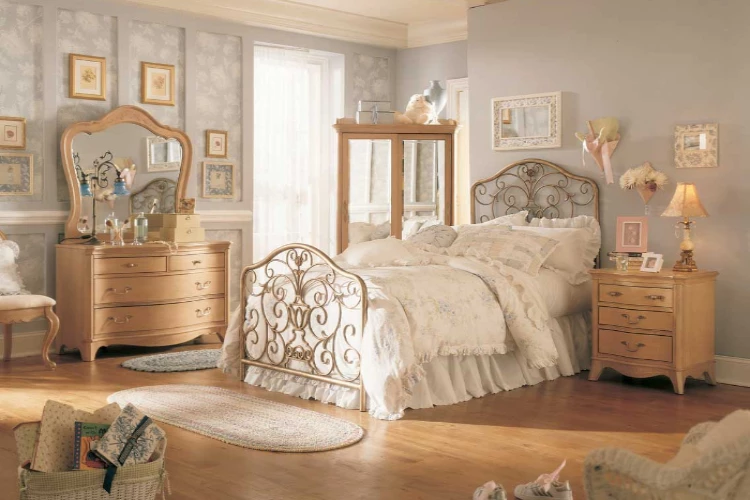 Ket. Foto: Salah satu kamar tidur bergaya vintage (Foto/Flickr @wallsauto)