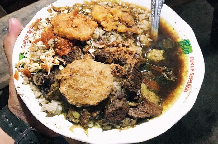 <p>Ket Foto: Foto Rawon Mbak Ten (Foto/Instagram/@ngalam kuliner)	</p>
