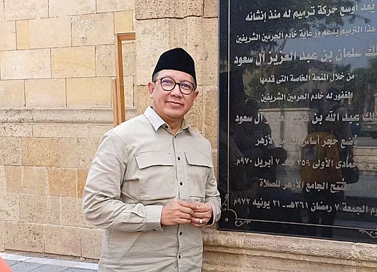 Potret mantan Menteri Agama Indonesia, Lukman Hakim Syaifuddin yang baru-baru ini soroti wacana kampus kelola tambang