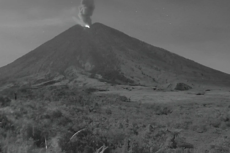 Ket. Foto: Badan Geologi Kementerian ESDM Menyampaikan Guguran Lava Masih Terjadi di Gunung Semeru