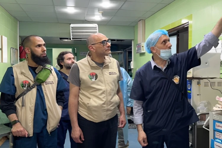 Ket. Foto: WHO Mengerahkan Tim Medis Internasional ke RS Kamal Adwan di Jalur Gaza Sebelah Utara