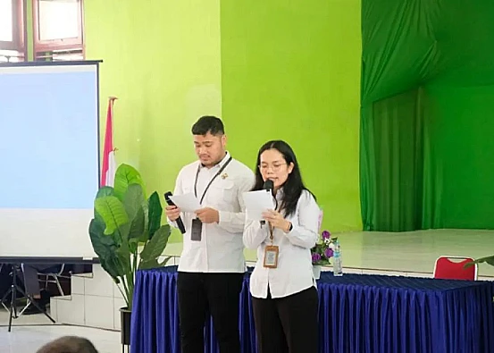 Ket. Foto: BPK Sultra Mengadakan Kegiatan Goes To School untuk Edukasi Pelajar Berkaitan dengan Pengelolaan Keuangan Negara