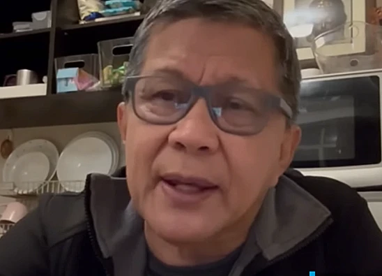 Tangkap layar video pengamat politik, Rocky Gerung ketika mengomentari cagub DKI Jakarta, Dharma Pongrekun