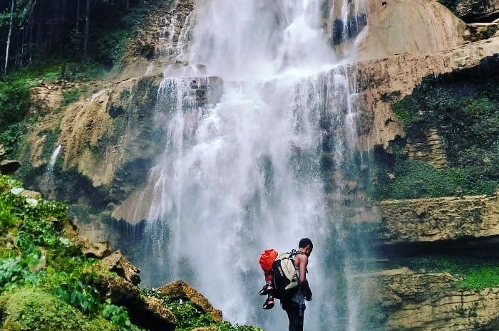 <p>Ket Foto: Foto Air Terjun Tagor (Foto/Instagram/@yudit343)</p>
