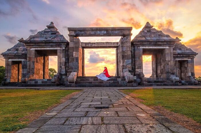 <p>Ket Foto: Pesona Candi Ratu Boko Yogyakarta (Foto/Instagram/@citra_hernadi)</p>
