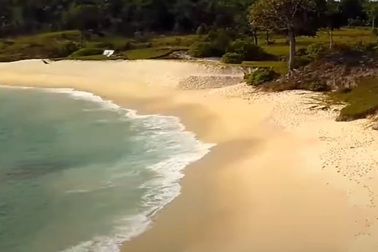 Ket Foto: Pantai Pasie Saka yang Terletak di Aceh Jaya
