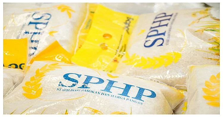 Ilustrasi - Karungan beras SPHP.
