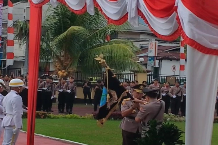 Ket. Foto: Kapolda Sulawesi Utara yang Baru Menyatakan Akan Melanjutkan Semua Program Kebijakan yang Sebelumnya Telah Dirintis oleh Pejabat Lama