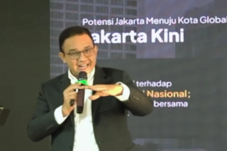 Tangkap layar Anies Baswedan, yang baru-baru ini turut memberikan komentar terkait kabar Tom Lembong jadi tersangka