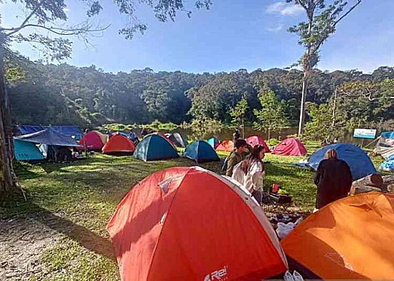 Ket. Foto: BTNLL Membatasi Aktivitas Wisata di Danau Tambing selama Momen Libur Tahun Baru 2025