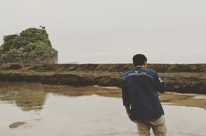 <p>Ket Foto: Foto pantai Parang Dowo (Foto/Intagram/@isyadalmajid_)</p>
