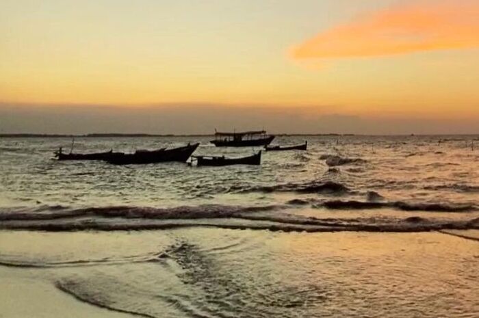 <p>Ket Foto: Pesona Pantai Tanjung Pasir Tangerang (Foto/Instagram/@tanjungpasirbeach)</p>
