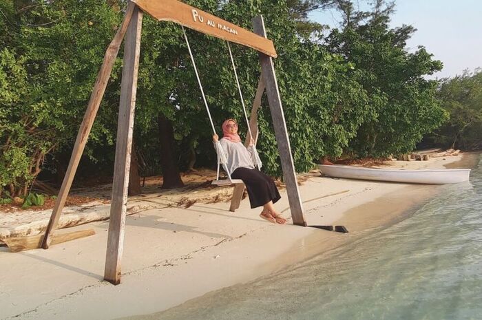 <p>Ket Foto: Pesona Pulau Macan Kepulauan Seribu (Foto/Instagram/@pulaumacanofficial)</p>
