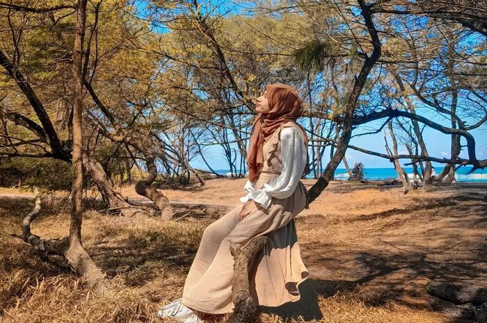 <p>Ket Foto: Pesona Pantai Goa Cemara Yogyakarta (Foto/Instagram/@aritalarasati)	</p>
