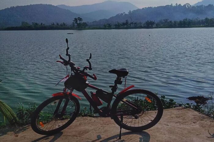 <p>Ket Foto: Pesona Rawa Arum Cilegon (Foto/Instagram/@fatcyclist.id)</p>
