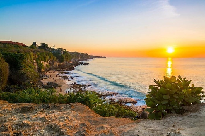 <p>Ket Foto: Pesona Pantai Tegal Wangi Bali (Foto/Instagram/@pantai_tegal_wangi)	</p>

