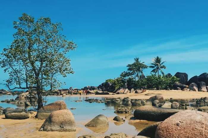 <p>Ket Foto: Foto Pantai Temajuk (Foto/Instagram/@pantai_temanjuk)</p>
