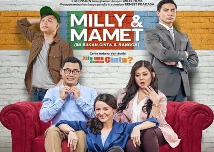 Ket Foto: Film Milly & Mamet (Foto/Instagram/@jourvira)