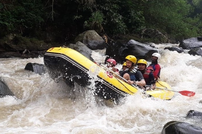 <p>Ket Foto: Pesona Sungai Cisadane Bogor (Foto/Instagram/@cisadane_rafting)	</p>

