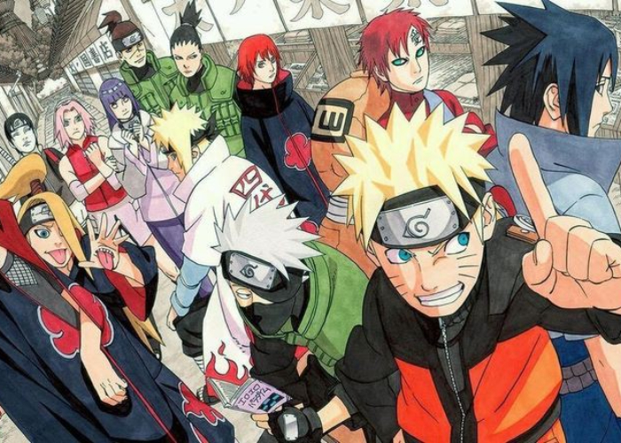 Ket Foto: Foto dari poster anime Naruto yang keren (Foto/Twitter/nanasun_m)