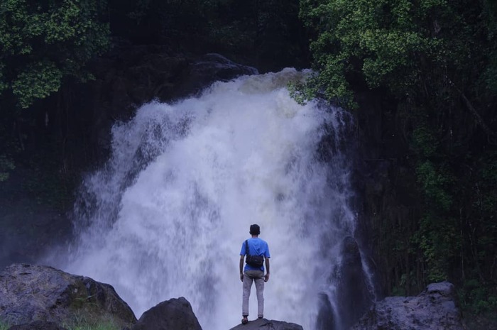 <p>Ket Foto: Pesona Curug Sata Lebak (Foto/Instagram/@ragaalfa)	</p>
