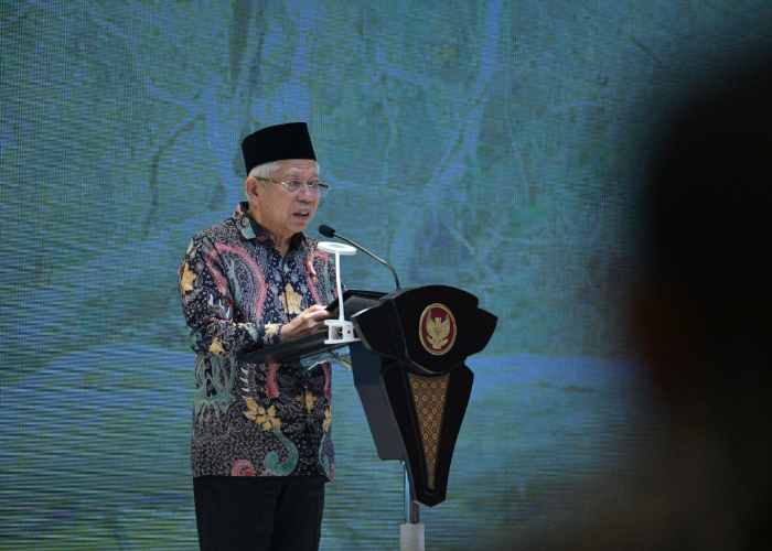 Ket. Foto: Wakil Presiden Ma’ruf Amin Berpesan Agar Pemudik Berhati-Hati di Perjalanan (Foto/X/@Kiyai_MarufAmin)