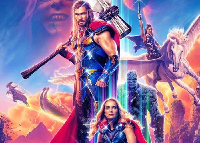 Ket Foto: Sinopsis Film Thor: Love and Thunder (Foto/Pinterest @etsy)