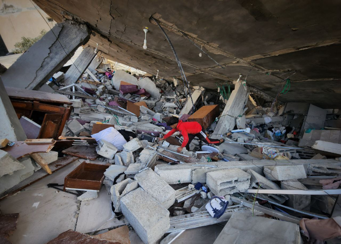 Ket. Foto: Siapakah Aktor Internasional yang Dapat Menjadi Pembawa Perdamaian Terkait Perang Israel dengan Palestina (Foto/Telegram/Voice Of East)