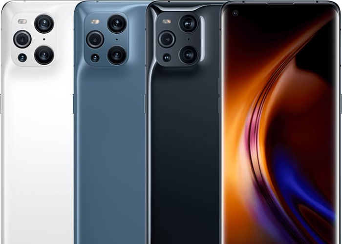 Ket foto: HP Oppo Find X3 (foto/website resmi Oppo)