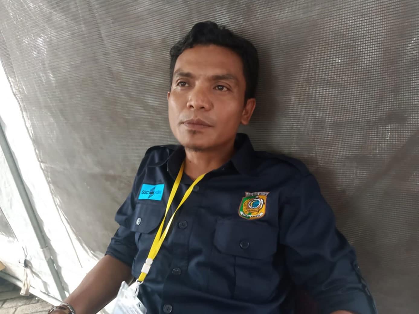 <p>Kabid Pengadaan informasi dan data kepegawaian, Badan Kepegawaian dan Sumber Daya Manusia (BKPSDM) Parimo, Aktorismo Kay. Foto: Ahmad Nur Hidayat.</p>
