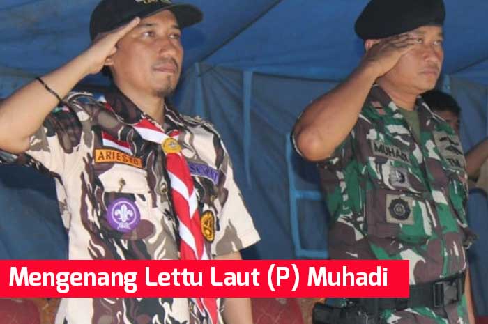 <p>Foto: Ariesto dan Lettu Muhadi, saat moment Saka Bahari Parimo, 2015.</p>
