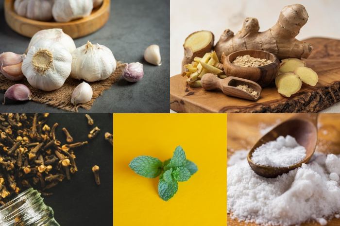 <p>Ket Foto: Beberapa bahan alami yang dapat dijadikan sebagai obat sakit gigi (Foto/Freepic)</p>
