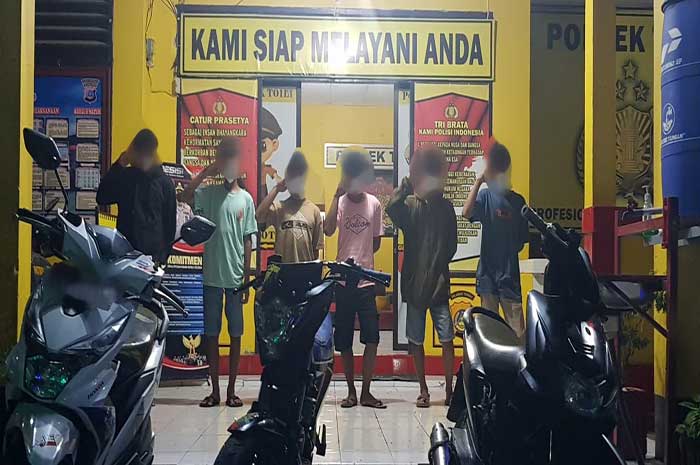 <p>Foto: Pemuda diamankan akibat ikut balap liar di Toili, Banggai, Sulteng.</p>
