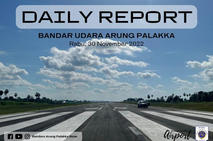 <p>Ket Foto: Bandara Arung Palakka Dibuka Kembali. (Foto/Instagram/@bandara_arungpalakka)</p>
