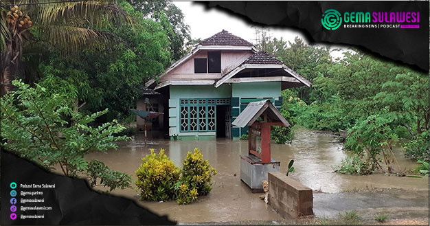 <p>Ket Foto: Banjir di Poleang Utara (Foto/Facebook Daeng Edhy)</p>
