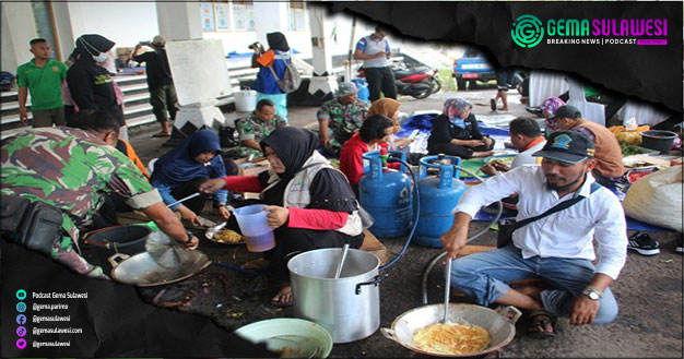 <p>Dapur Umum Bantu Korban Banjir (Ilustrasi Gambar)</p>
