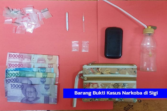 <p>Foto: Salah Satu Barang Bukti Kasus Narkoba di Sigi, Sulteng.</p>
