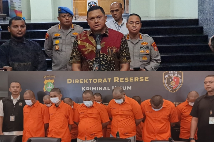 <p>Ket.Foto: Kepolisian ungkap modus pelaku oknum imigrasi pada kasus TPPO Organ ginjal ke Kamboja (Foto/PMJ News)</p>
