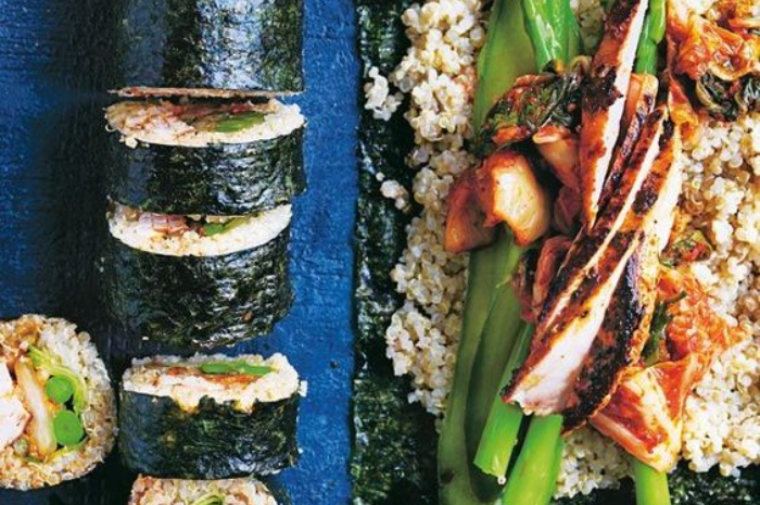 <p>Ket Foto: Resep Chicken Kimbab Korea (Foto/Pinterest @donnahay)</p>