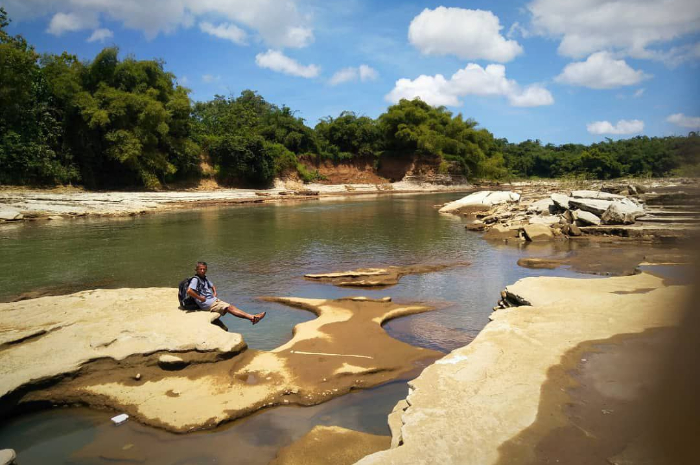 <p>Ket foto: View di wisata Sungai Bogowonto Purworejo yang membius mata (Foto/Instagram/noorkell)</p>
