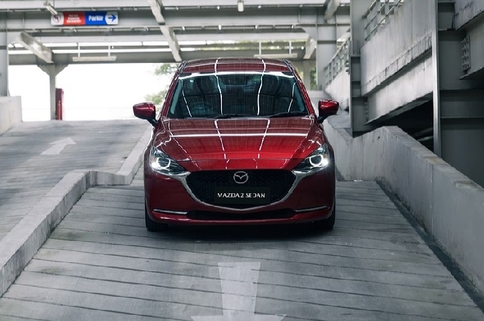 <p>Ket Foto: Mazda 2 dengan warna yang memukau serta sistem keamanan yang mumpuni (Foto/Instagram/mazda.id)</p>
