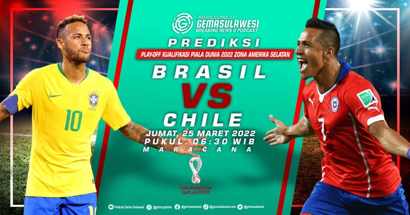 <p>Prediksi Line Up, H2H dan Skor, Brasil vs Chile ©Foto: gemasulawesi.com</p>
