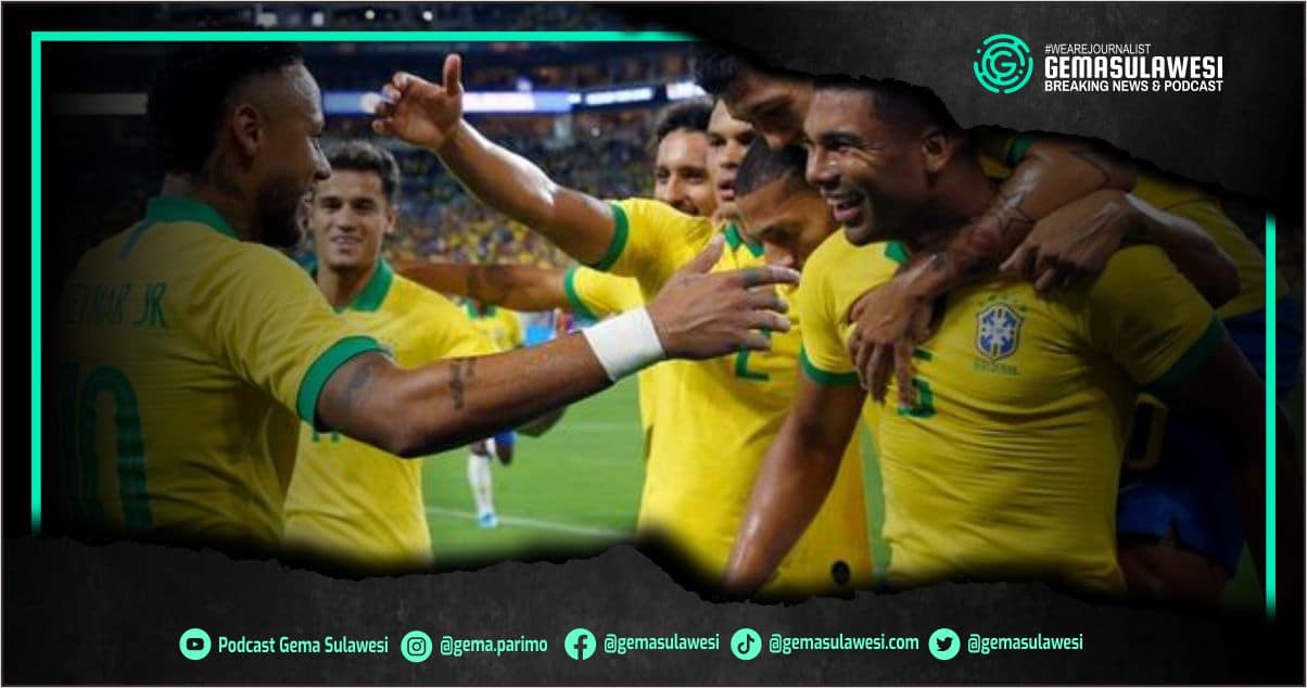 <p>Timnas Brasil menghadapi Bolivia pada kualifikasi Piala Dunia 2022 melawan Bollivia. ©Foto: (AFP/RHONA WISE) </p>

