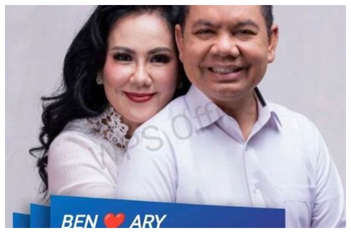 <p>Ket: Bupati Kapuas dan sang istri (Foto/ig resmi Ben Brahim S)</p>
