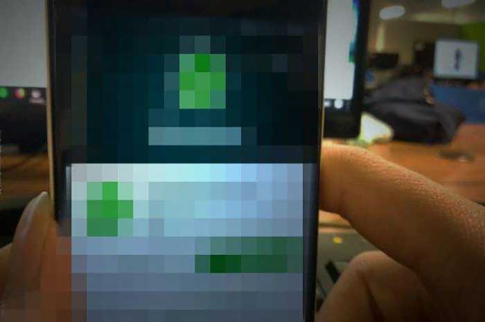 <p>Foto: Chat cabul whatsapp.</p>
