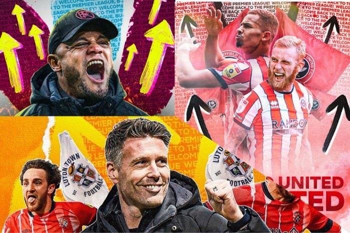 <p>Ket Foto: Foto kolase dari 3 klub yang dipromosikan ke English Premier League (Foto/Twitter/@faktasepakbola)</p>
