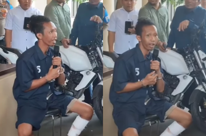 <p>Ket Foto: Husen, pelaku pembunuhan di depot air isi ulang mengaku puas (Foto/Instagram/@lambe_turah)</p>
