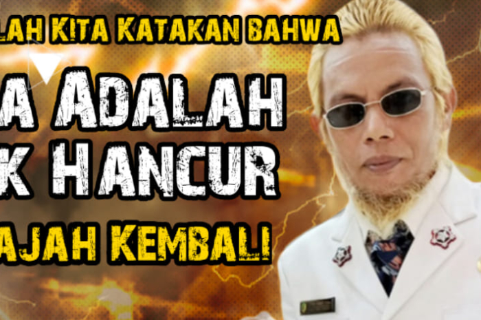 <p>Warga tolak penurunana baliho Kepala Desa Marana (Foto/ Facebook/Kepala desa berambut emas)</p>
