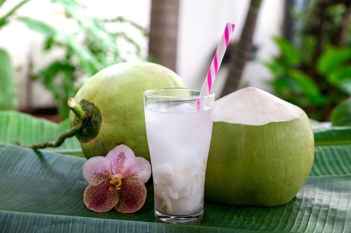 <p>Ket Foto: Ilustrasi foto es kelapa susu (Foto/Pinterest/Es kelapa)</p>
