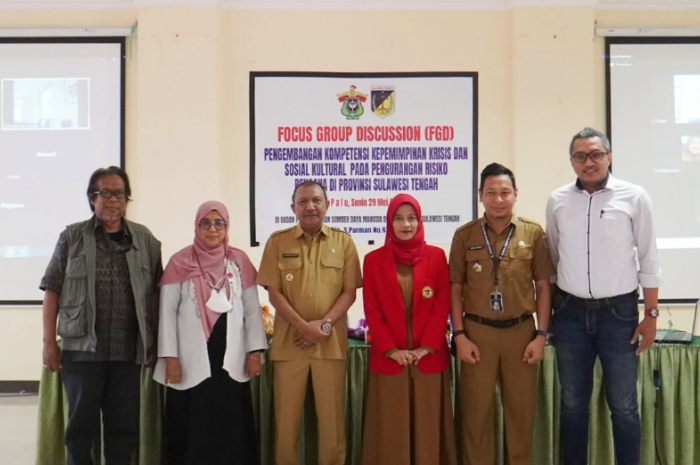 <p>Keterangan Foto : FGD yang diadakan oleh BPSDM dan BPBD Sulteng, (Foto/Humas Pemprov Sulteng)</p>
